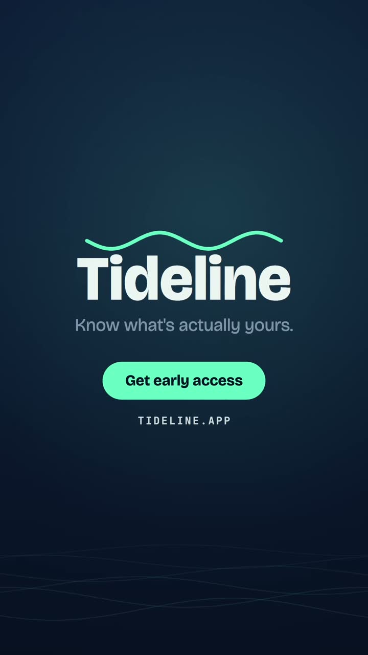 Tideline launch — Product launch video made with Claude Opus 5.5